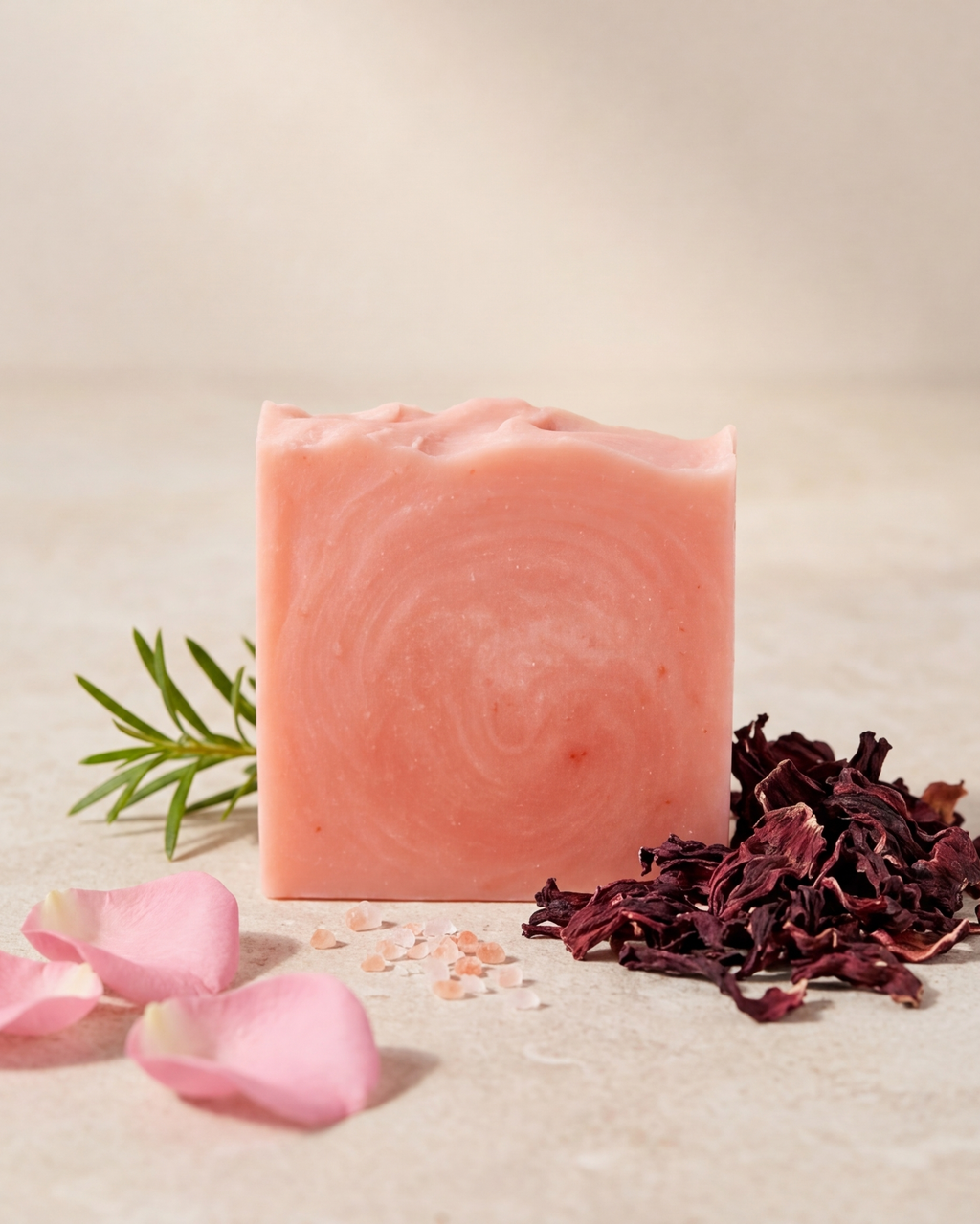 Jabón natural de caléndula y manzanilla maro naturals para calmar piel sensible e irritada hecho en Colombia.