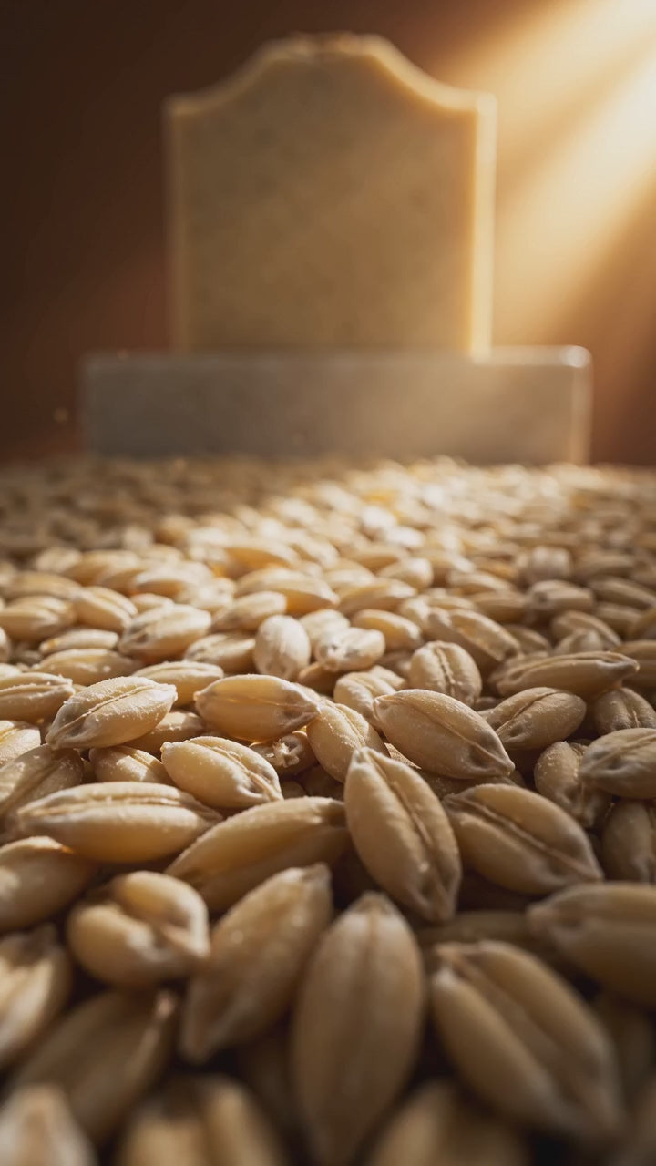 Jabón Natural de Avena | Exfoliación Suave y Nutrición para Piel Seca, Sensible o con Picazón